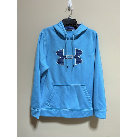 Under Armour Other - Under Armour Men's Blue Fleece Loose Fit Pullover Hoodie Size M